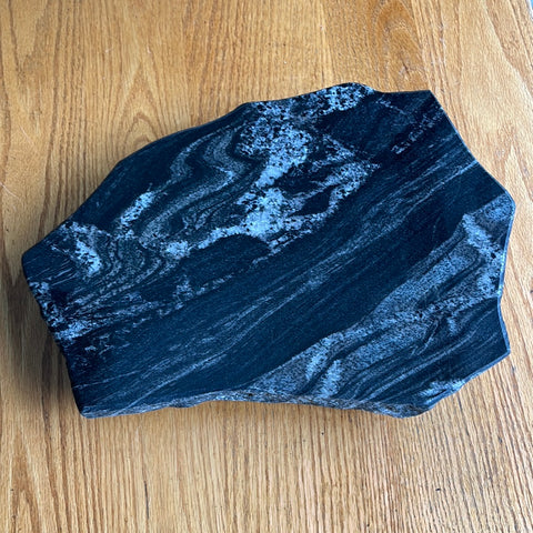 Lazy Susan, black and white