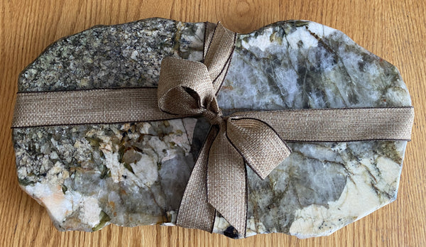 Gray, Cream and Brown Granite Cutting Board/Chiller